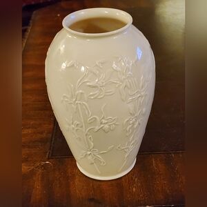 Lenox Masterpiece Floral Embossed Vase